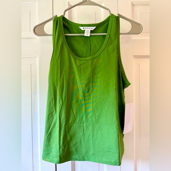 Athletes Sleeveless Green Top Size XS NWT - Picture 1 of 4